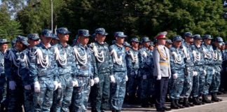 В шымкентском учебном центре им. Б. Момышулы прошел выпуск стражей общественного порядка