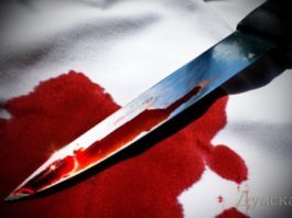 Нож. кровь. Убийство ножом