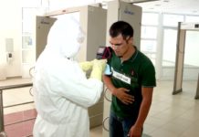 На таможенном посту «Жибек Жолы» учились выявлять лихорадку Эбола