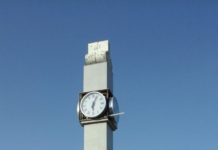 Главные часы Шымкента вновь начали отсчитывать время