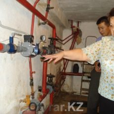 В шымкентских многоэтажках устанавливают счетчики по учету тепла Тепловые счетчики