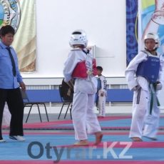 Чемпионат Казахстана по таэквондо среди спортивных школ проходит в Шымкенте