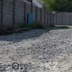 Жители улицы Бадам отделения К. Маркса просят заасфальтировать улицу