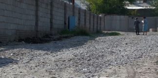Жители улицы Бадам отделения К. Маркса просят заасфальтировать улицу