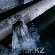 В Шымкенте в Кошкарату сливают сточные воды из канализации