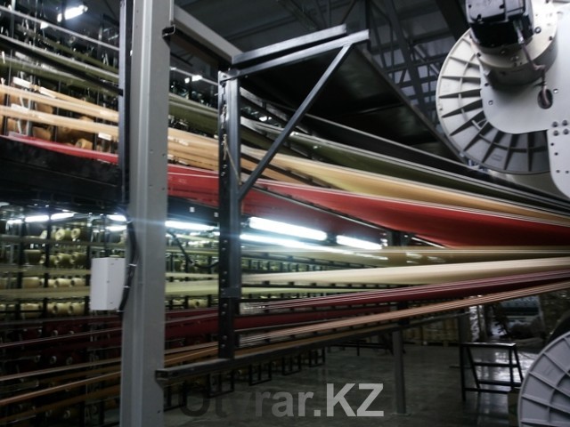Ковровая фабрика в ЮКО запустила производство полипропиленовых нитей