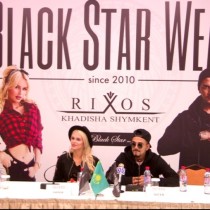 Артисты Black Star Inc провели пресс-конференцию в Шымкенте