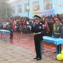 Впервые воспитанники военной школы дали клятву после перехода в ведение Министерства обороны