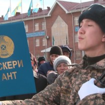 В Шымкенте пройдут службу новобранцы из разных регионов Казахстана