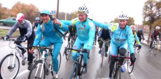 Благотворительный велопробег состоялся в Шымкенте несмотря на дождь