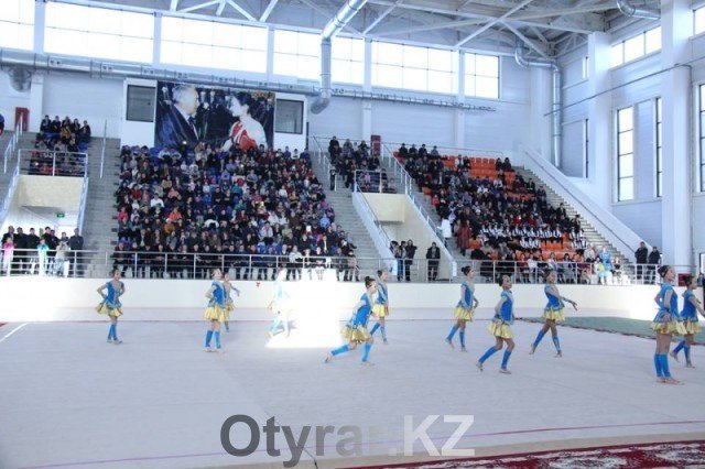 В ЮКО открылся уникальный спорткомплекс художественный гимнастики