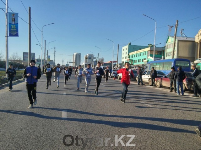 В Шымкенте прошел марафон ко Дню Независимости РК