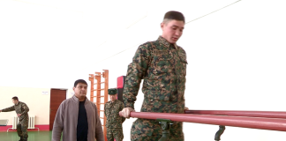 Как живут солдаты в Шымкенте