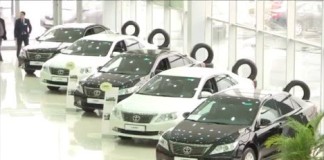 В Южно-Казахстанской области упали продажи автомобилей