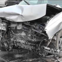 В Шымкенте водитель чудом остался жив после аварии