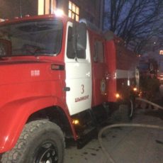 В многоэтажном доме в центре Шымкента произошёл пожар