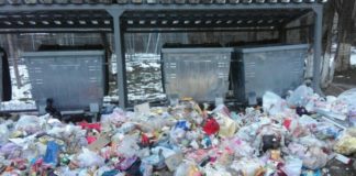 В Шымкенте люди очень бережно относятся к мусорным контейнерам