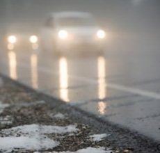 В Шымкенте ожидается туман 10 декабря Мороз, автомобили в тумане