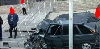 В Шымкенте в серьезной аварии на проспекте Кунаева пострадал водитель «ВАЗ-2114»