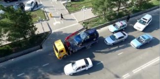В Шымкенте за порядком следят квадрокоптеры