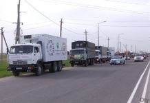 Из Шымкента в Актобе отправился караван продуктов и овощей