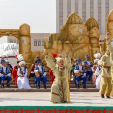 Наурыз в Шымкенте. Концерт на площади