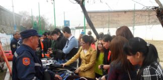 Спасатели Шымкента отмечают Всемирный день гражданской обороны