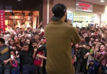 Артист лейбла Black Star Мот устроил ажиотаж в Шымкенте