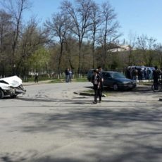 В Шымкенте во время ДТП перевернулась пассажирская «ГАЗель»