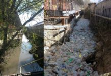Мусорную реку в Шымкенте почистили