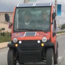 Солнечные экомобили колесят по дорогам Туркестана