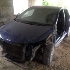 В Сайрамском районе обнаружили автомобиль «KIA Rio», находящийся в международном розыске