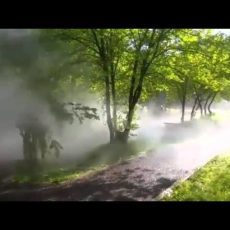 Еще один внезапный фонтан забил в Шымкенте