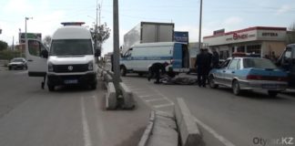 Страшное ДТП в Шымкенте произошло у автовокзала «Самал»
