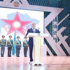 В Шымкенте отметили День защитника Отечества