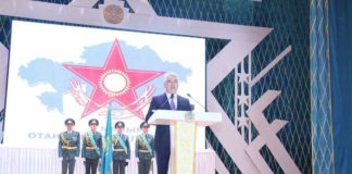 В Шымкенте отметили День защитника Отечества