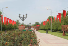 На праздничное оформление Шымкента ушло 7 миллионов тенге