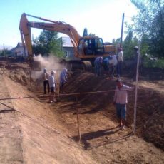 В Сарыагашском районе идет реконструкция поливных каналов