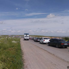 В ЮКО пассажирский автобус попал в ДТП Дорога на кладбище