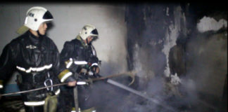 В Шымкенте горела школа