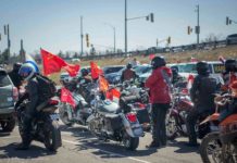 В честь Дня Победы в Торонто (Канада) прошел благотворительный автопробег