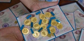 В одной из школ ЮКО 40 «Алтын белги»!