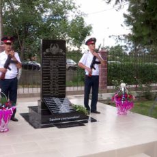В ЮКО открыли памятник правоохранителям