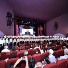 Шымкентские Нурсултаны спели в честь Президента Казахстана
