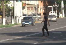 На пешехода в Шымкенте составили адмпротокол