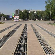В Шымкенте фонтанный комплекс на площади Аль-Фараби так и не заработал