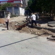 По жалобам шымкентцев на улице Мангельдина появился тротуар