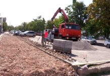 В Шымкенте началась реконструкция тротуаров