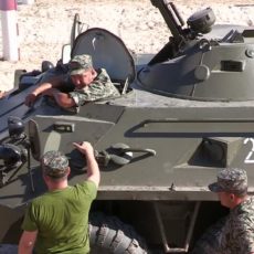 В Шымкенте военные экипажи борются за право быть лучшими