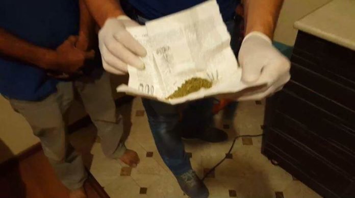 Житель Толеби задержан с килограммом марихуаны